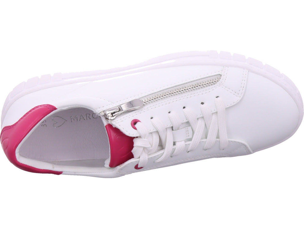 Marco Tozzi Damen Sneaker Women Lace-Up in weiß