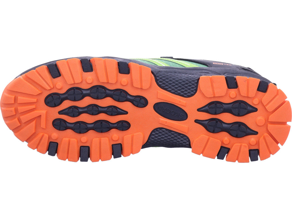 Chlapecké turistické boty Skogan v zelené barvě