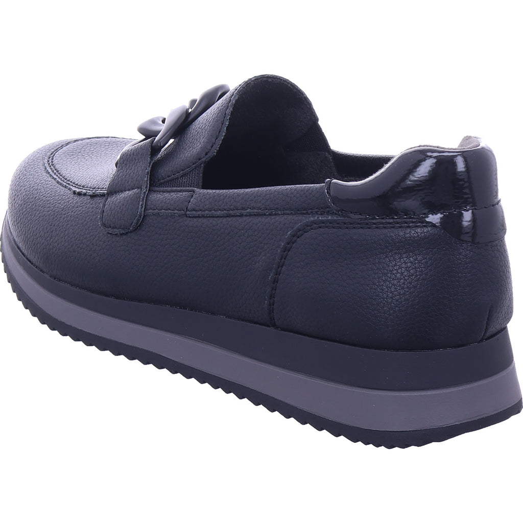 Jana Damen Slipper  in schwarz
