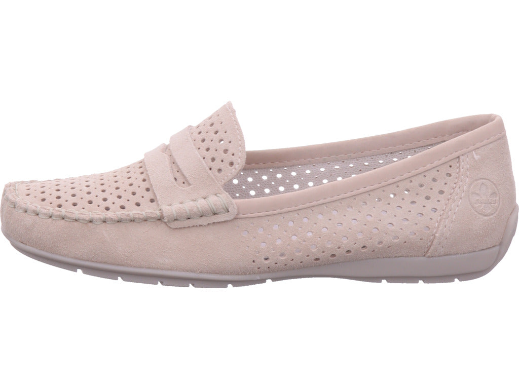 Rieker Damen Slipper Fsk Damen Halbschuhe in rose