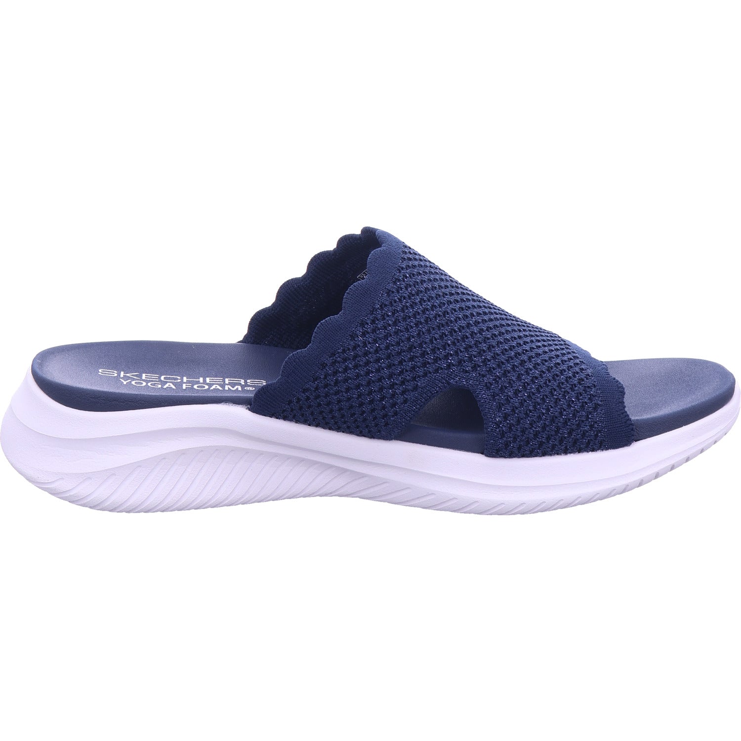 SKECHERS Damen Pantolette Ultra Flex in blau