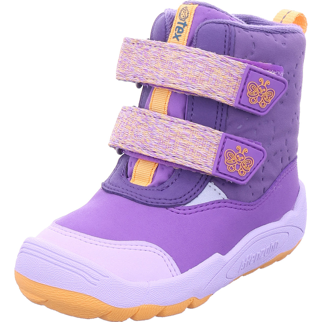Affenzahn Mädchen Winterstiefel Butterfly in lila