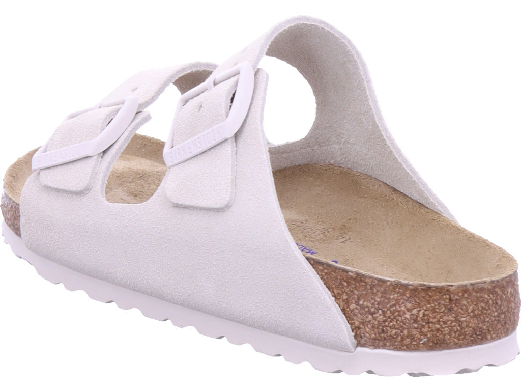 Birkenstock Women's Mule Arizona Soft Footbed in White