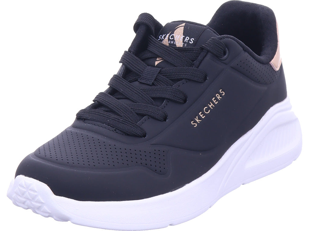 SKECHERS Women's Uno Lite Sneakers in black