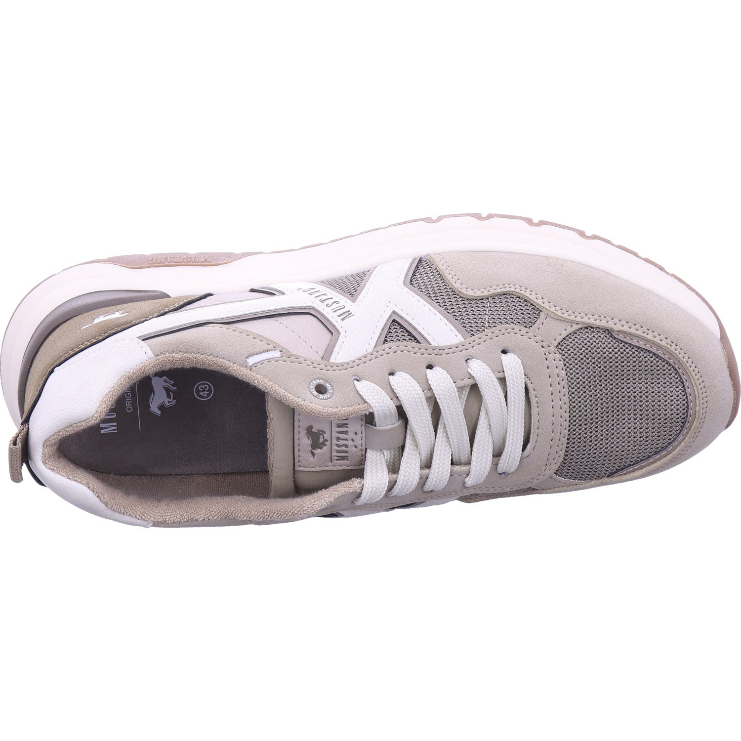 Mustang Men's Sneakers in Beige