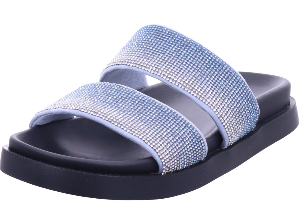 Rieker Women's Mule Fsk Women's Sandals in Blue