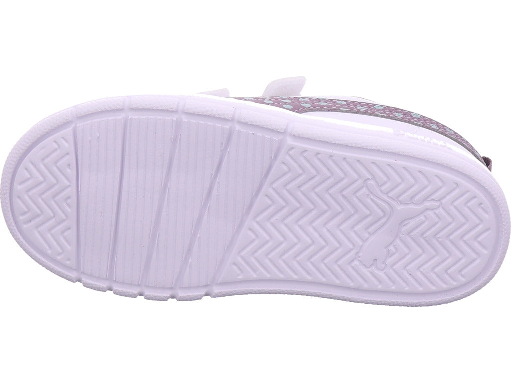 Puma Girls' Sneakers Courtflex V3 Dotty V in White