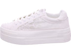 Buffalo textile shoe in white