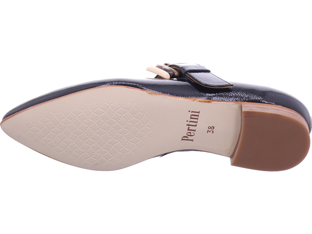 Pertini Damen Ballerina  in schwarz