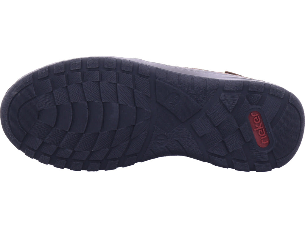 Rieker men's slippers Hwk men's low shoes in brown