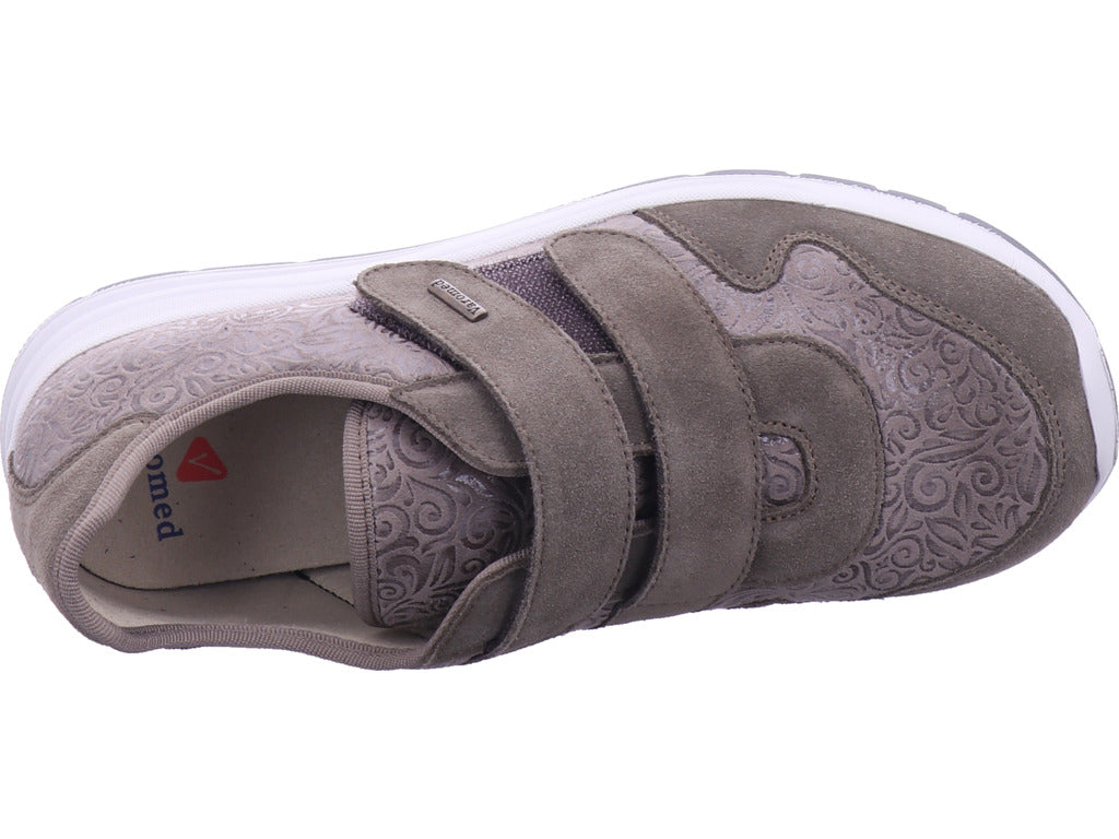 Varomed Damen Halbschuh Trenton Klettschuh in grün