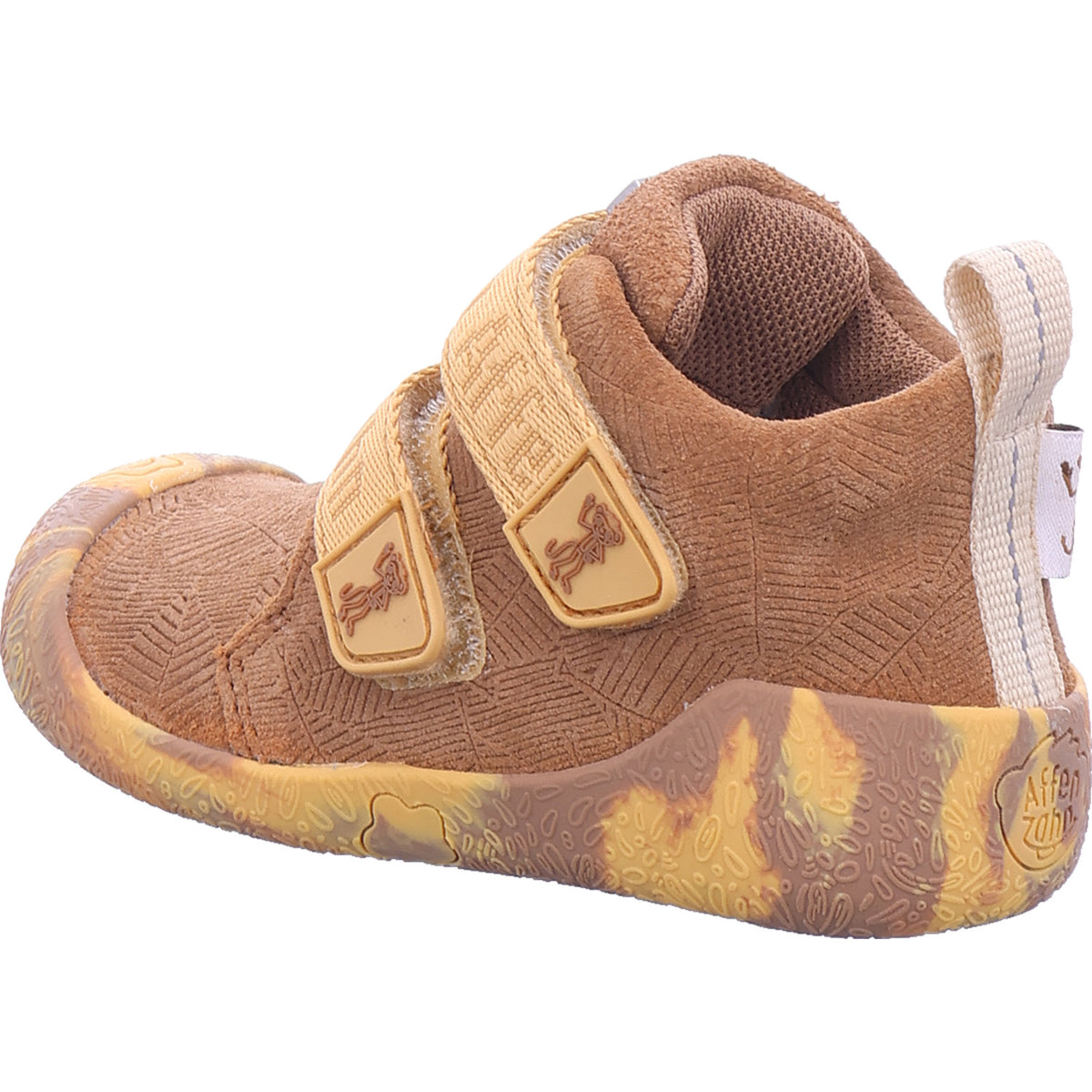 Affenzahn Jungen Lauflernschuh Leather Talky Affenzahn in braun