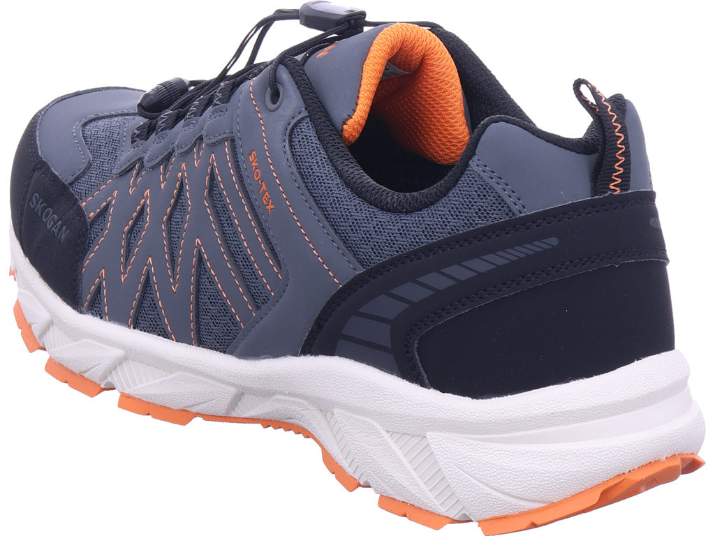 Pánské turistické boty Skogan v šedé barvě