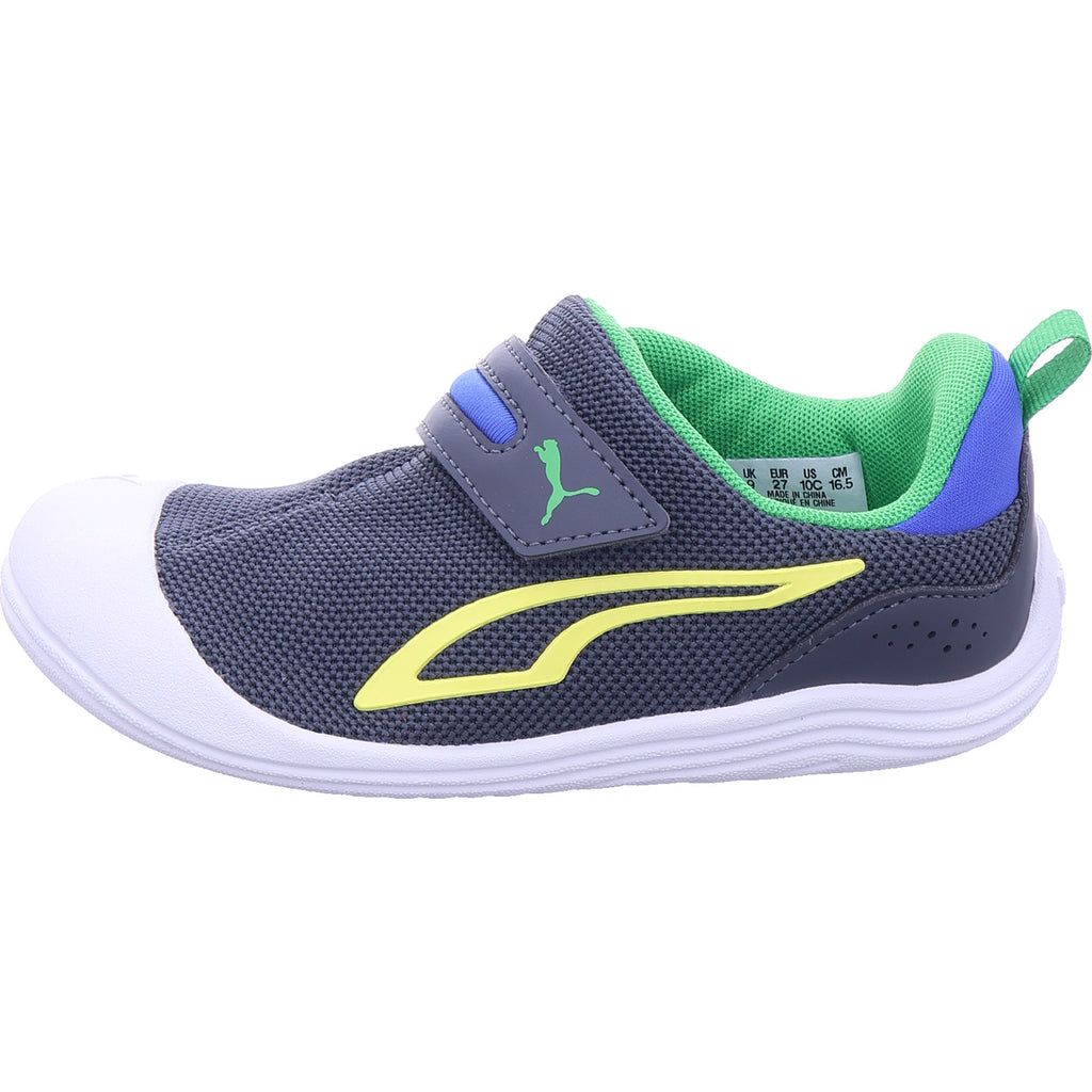 Chlapecké nízké boty Puma Kitten Mesh V Inf v šedé barvě