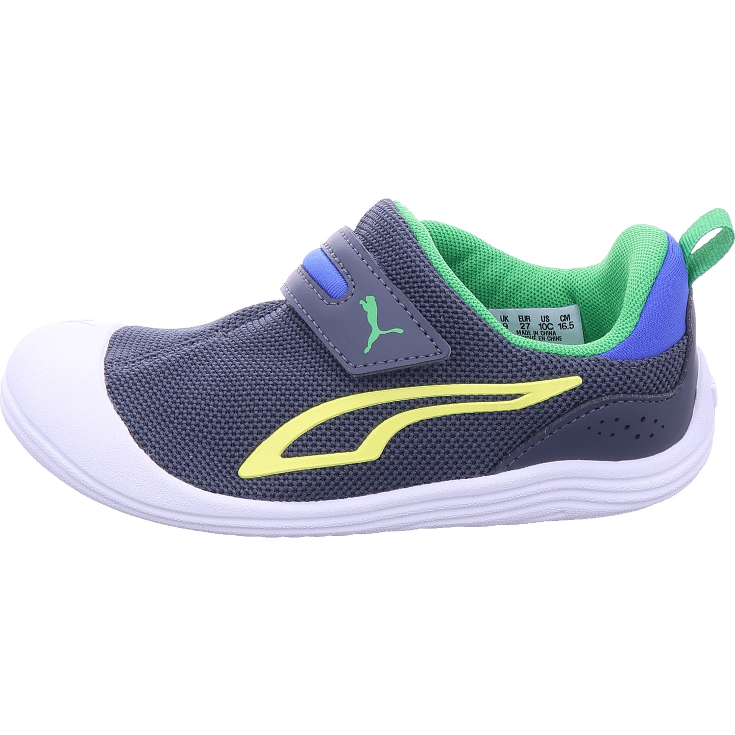 Chlapecké nízké boty Puma Kitten Mesh V Inf v šedé barvě