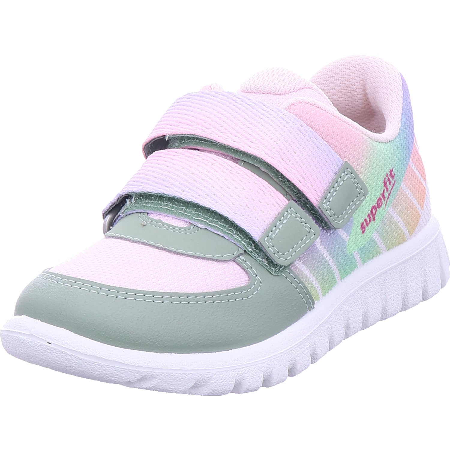 Dívčí polobotky Superfit Sport7 Mini v zelené barvě