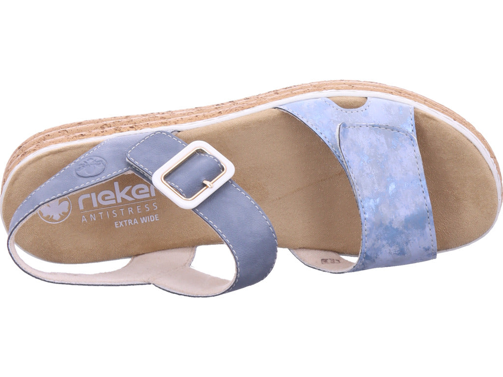 Rieker Women's Sandal Fsk Women's Sandals in blue