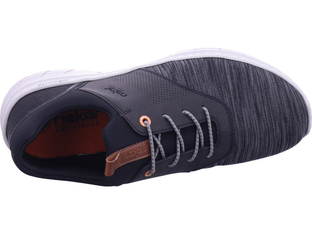 Rieker Herren Slipper Fsk Herren Halbschuhe in grau