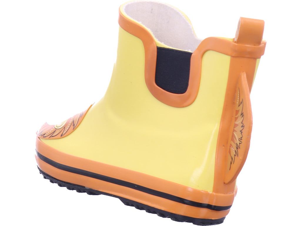 Beck Gymnas Unisex - Children's Rubber Boots Little Lion in yellow