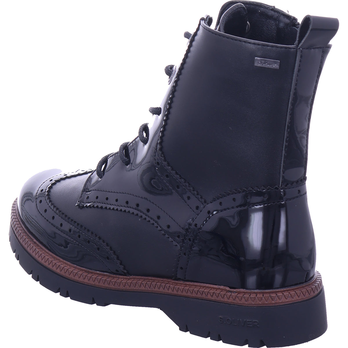 s.Oliver Damen Stiefelette  in schwarz
