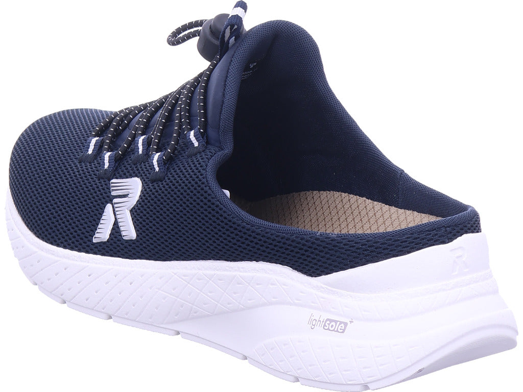 Rieker Damen Sabot Fsk Damen Halbschuhe in blau