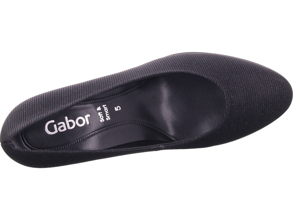 Gabor Damen Pump  in schwarz