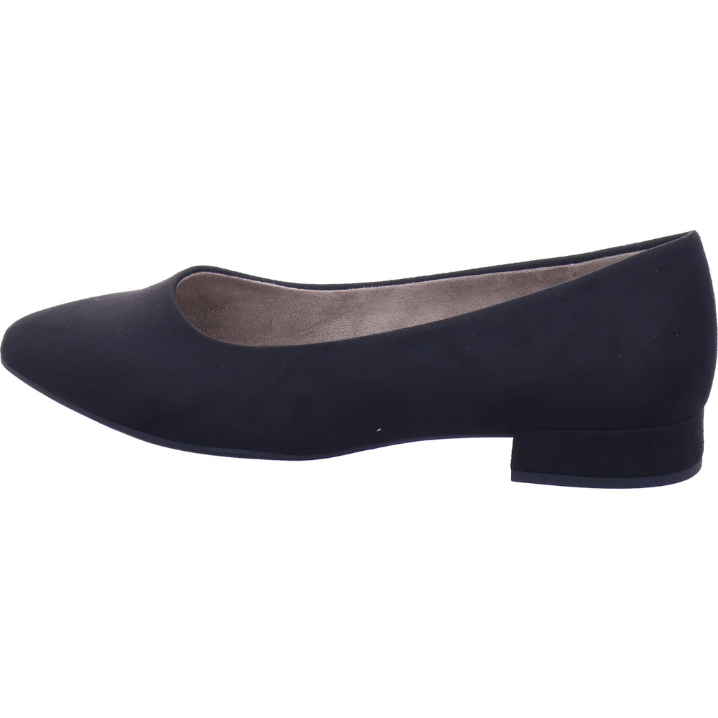 Jana women's ballerina flats in black
