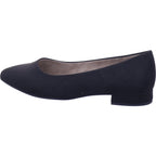 Jana women's ballerina flats in black
