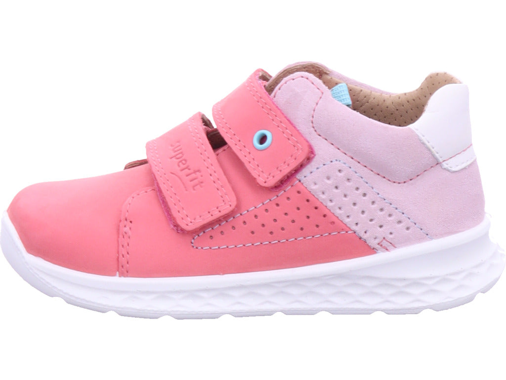 Superfit Girls First Walker Boot Leather Breeze in rose