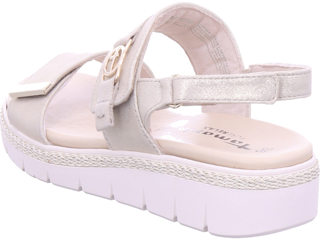 Tamaris Damen Sandalette  in gold