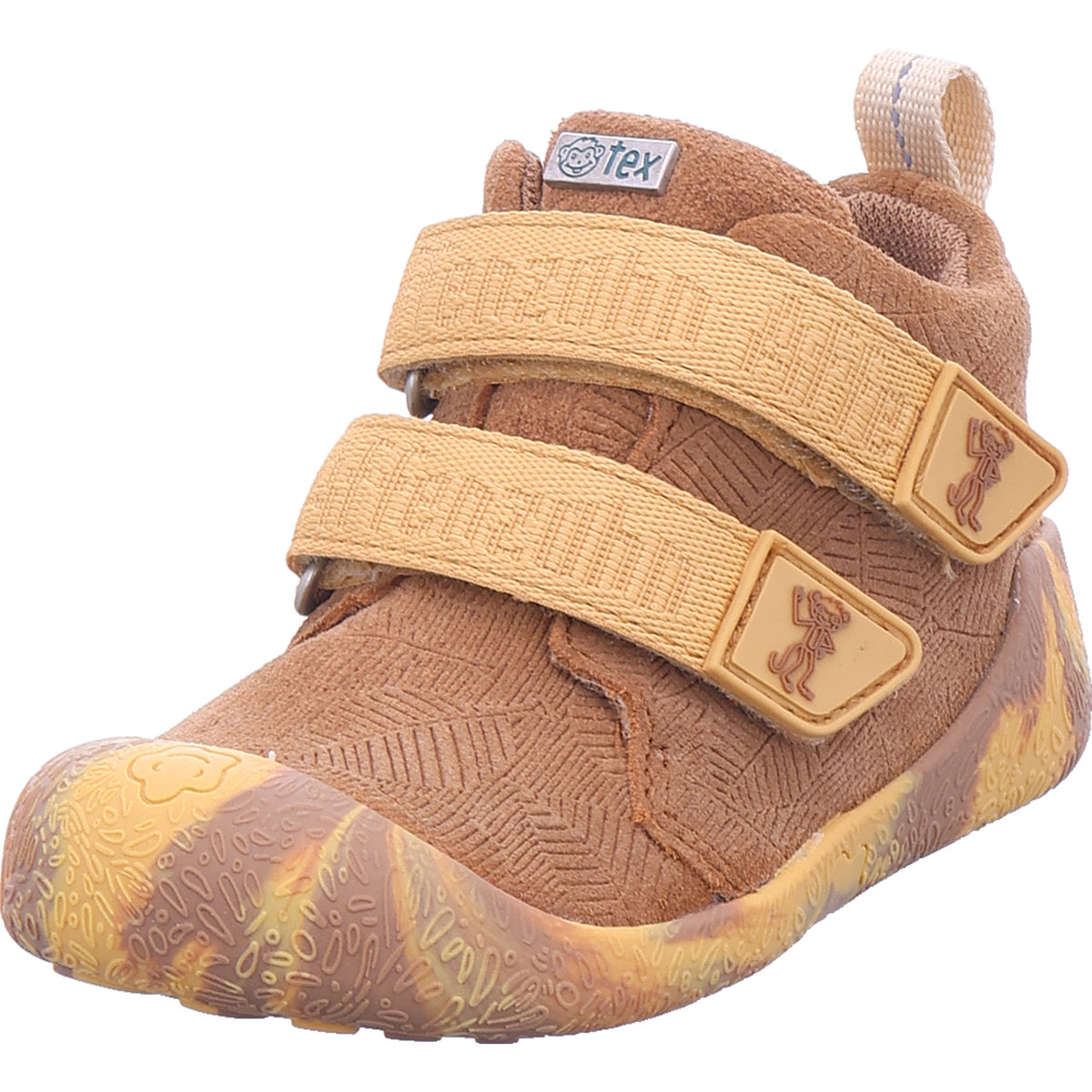 Affenzahn Jungen Lauflernschuh Leather Talky Affenzahn in braun
