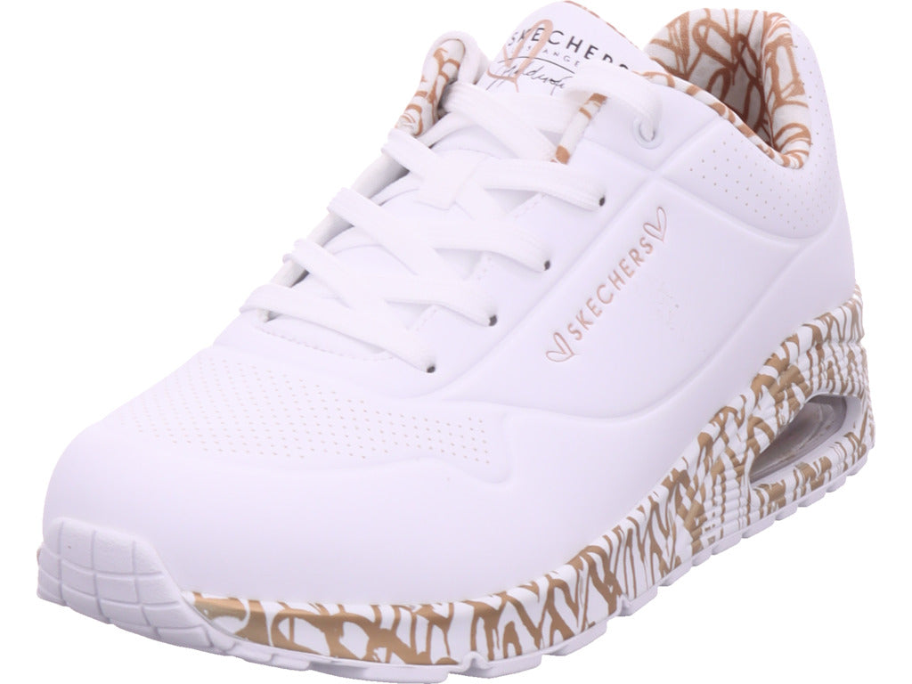 Dámské tenisky SKECHERS Uno Loving Love v bílé barvě