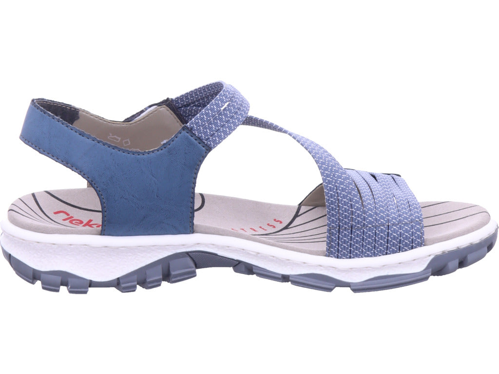 Rieker Women's Mule in blue