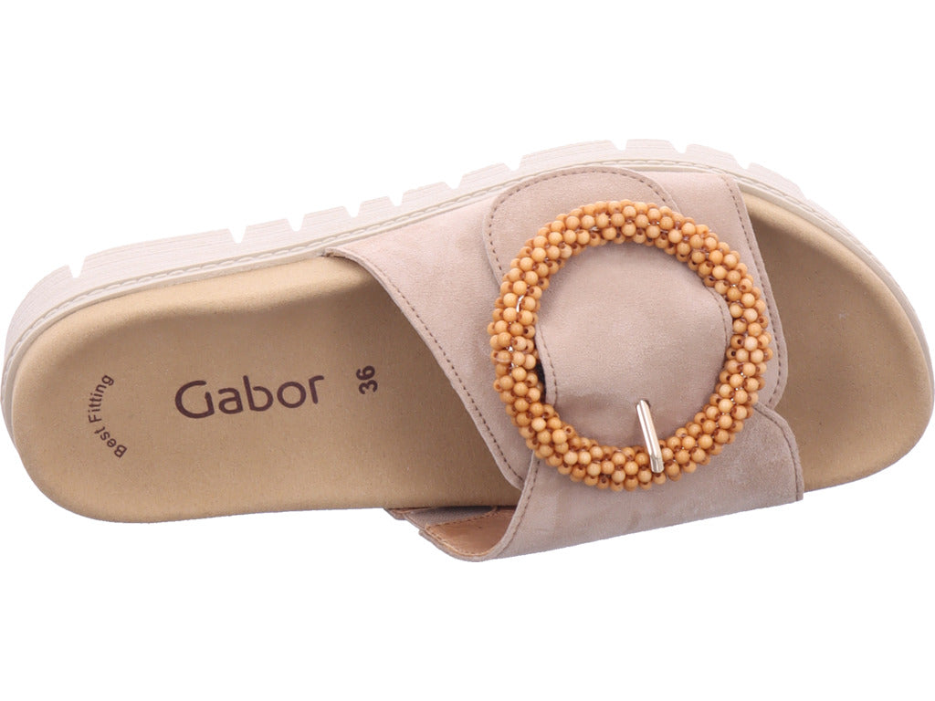 Gabor Damen Pantolette  in beige