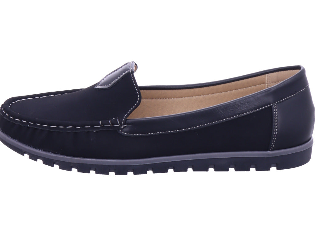Shoe-world Women's Slippers in Black