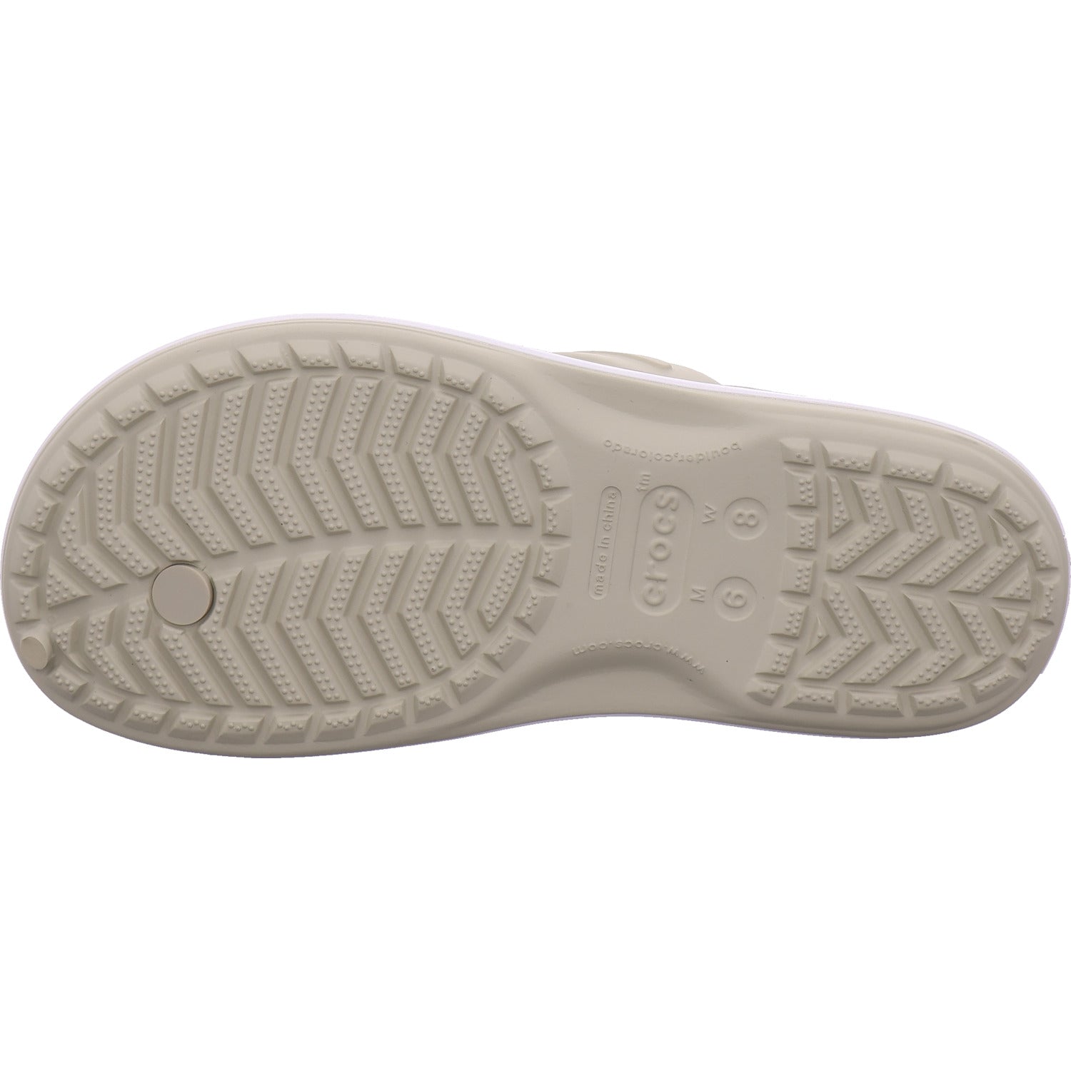 Dámské pantofle Crocs v béžové barvě