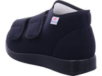Varomed Unisex - Erwachsene Hausschuh Genua Klettschuh in schwarz
