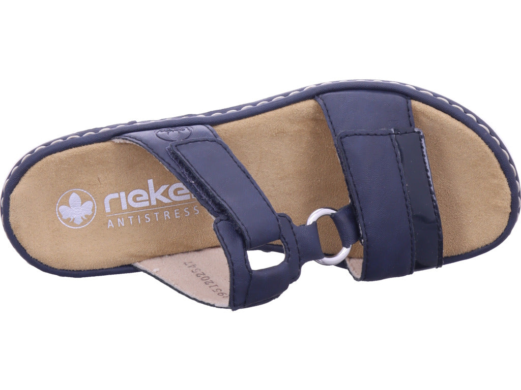 Rieker Women's Mule Fsk Women's Sandals in Blue