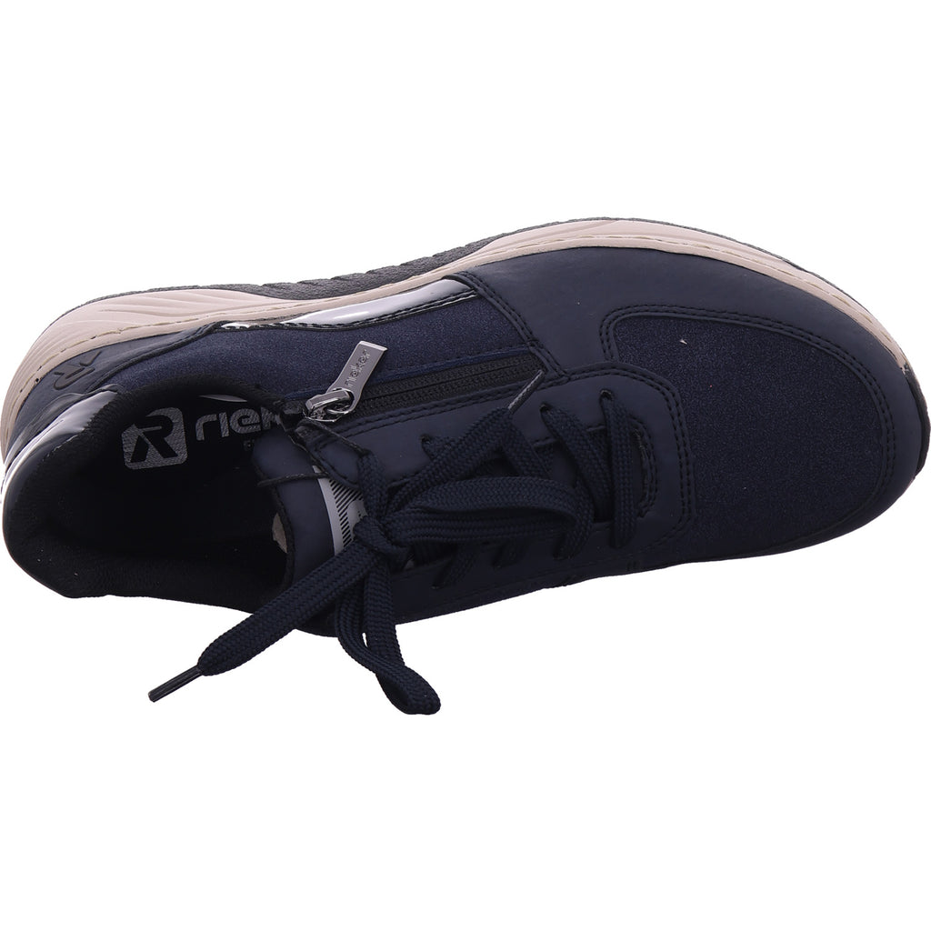 Rieker Damen Sneaker Hwk Damen Halbschuhe in blau