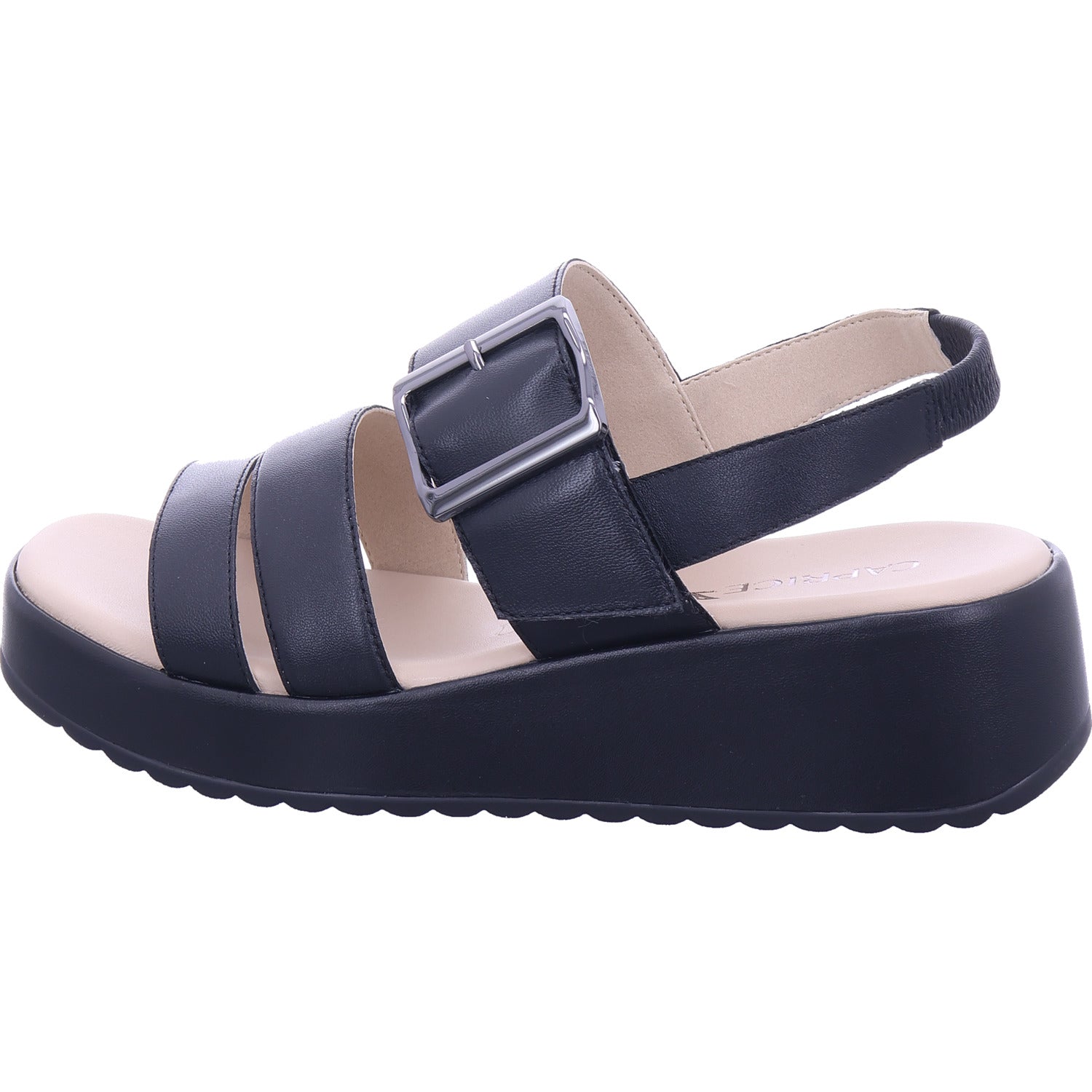 Caprice Damen Sandalette  in schwarz