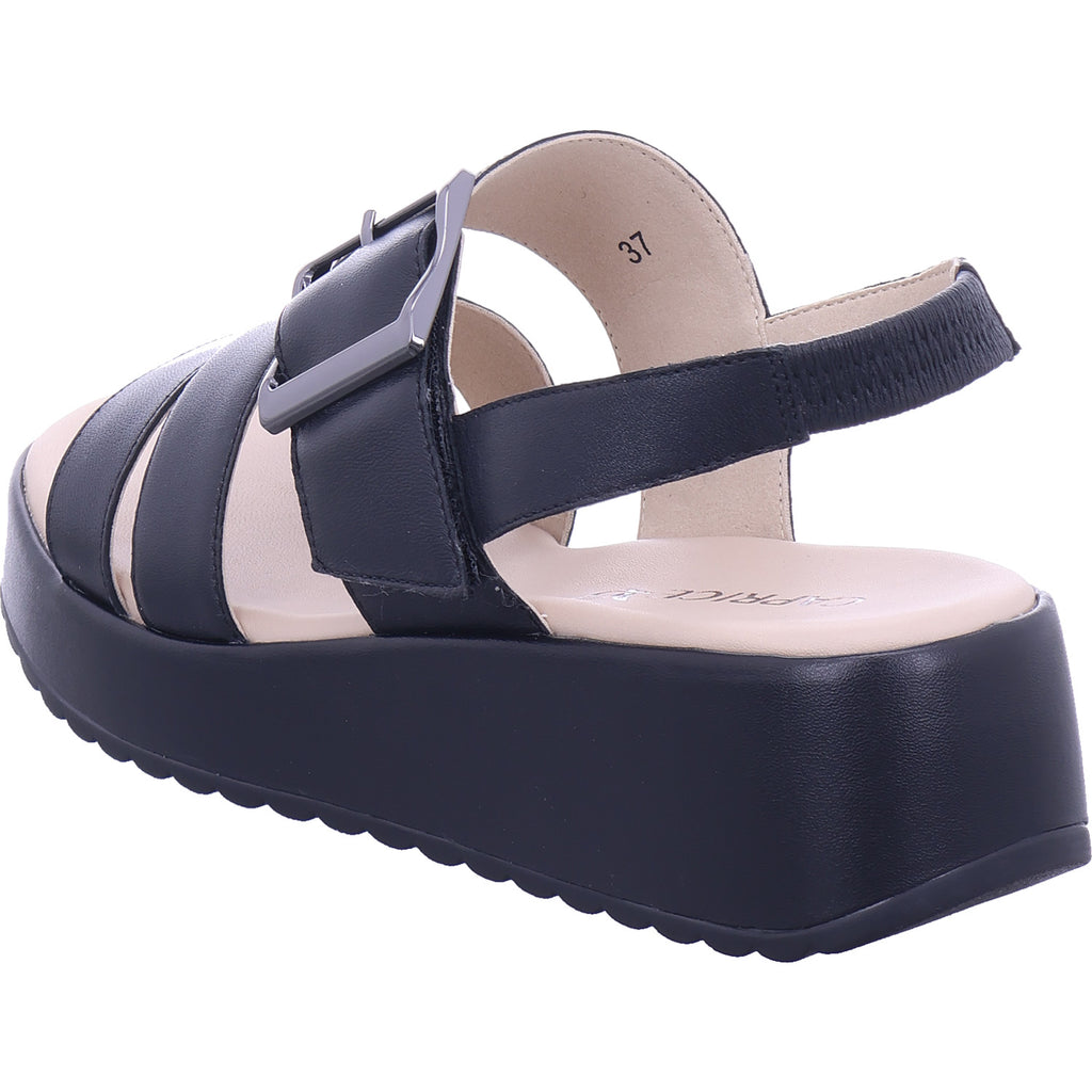 Caprice Damen Sandale  in schwarz