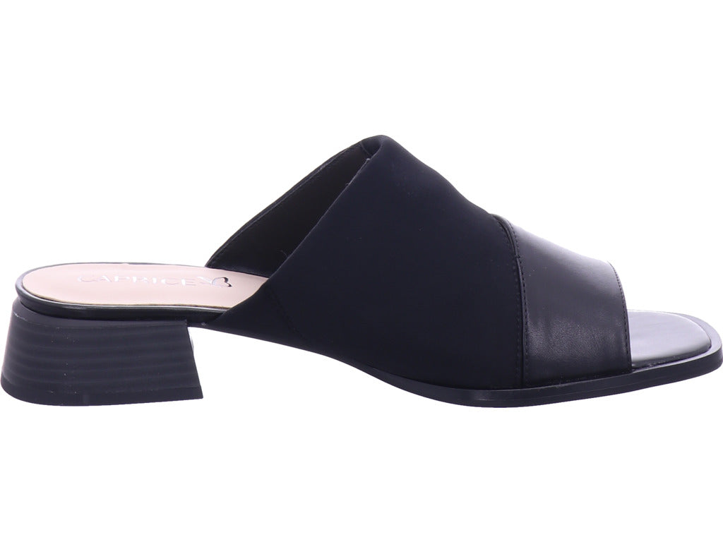 Caprice Damen Pantolette Women Slides in schwarz