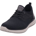 Rieker Herren Slipper  in schwarz