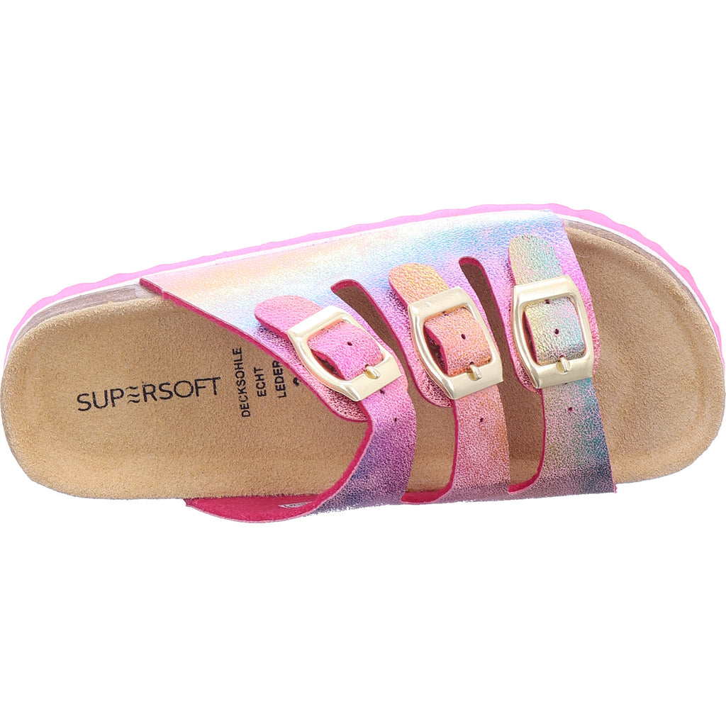Planet Footwear Mädchen Pantolette  in pink