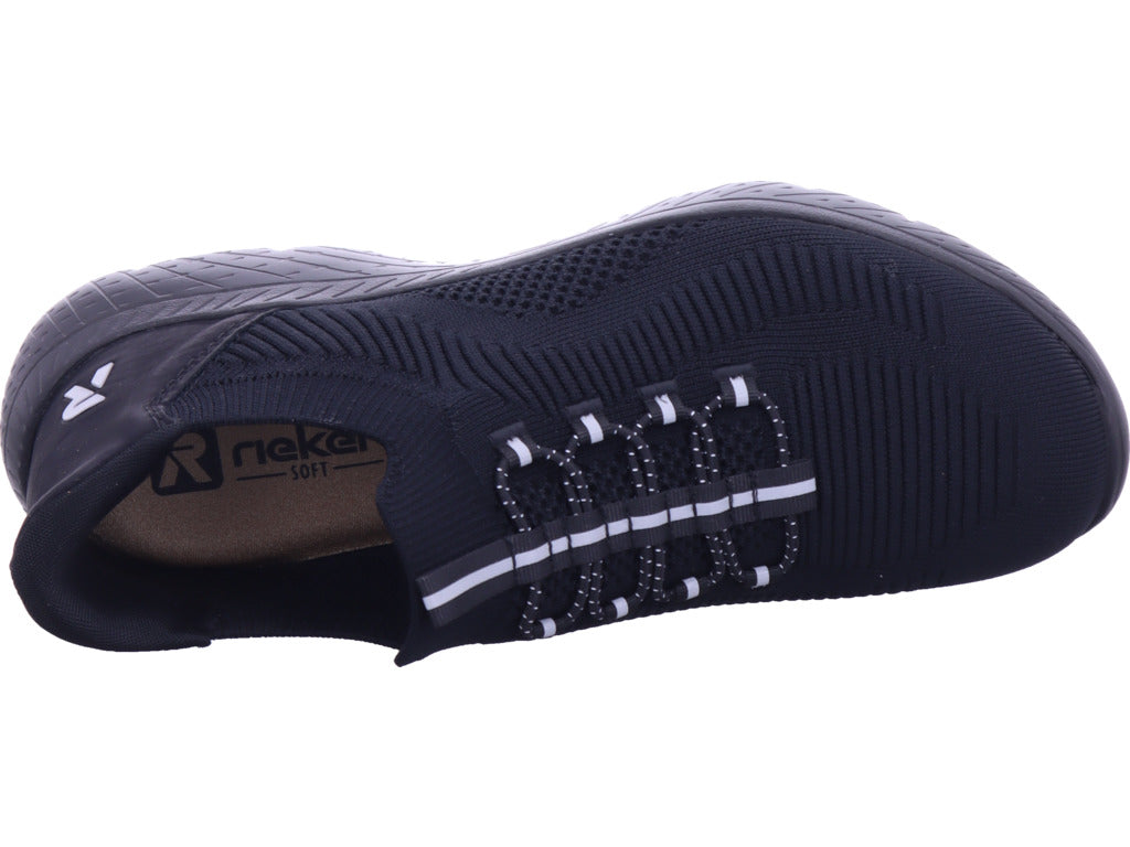 Rieker Women's Slippers Hwk Women's Low Shoes in Black