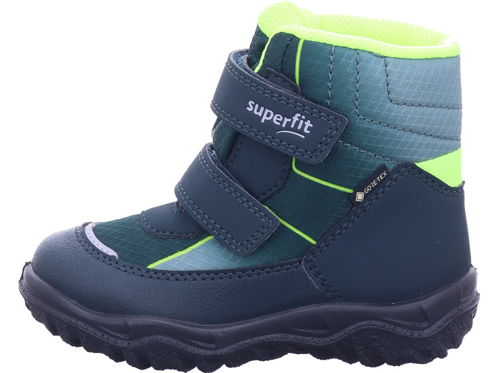 Superfit Boys' Moon Boots Textile \ Husky in Green