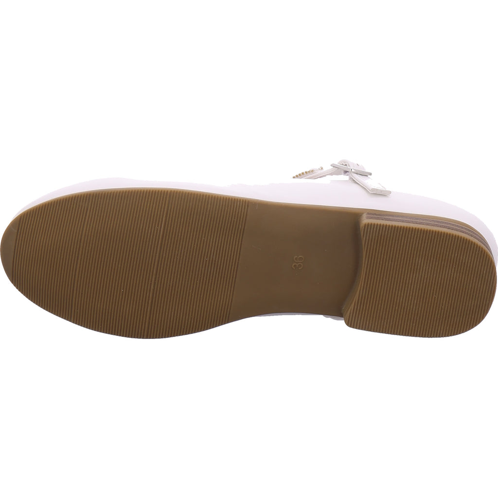 Planet Footwear Girls' Half Shoe Ballerina Kids in white