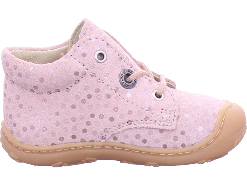 Ricosta Girls' First-Walker Shoe Dots First-Walker Shoe in Rose