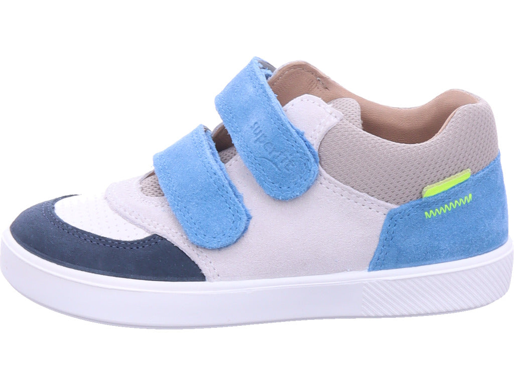 Superfit Jungen Lauflernschuh Stiefelette Leder \ Supies in blau