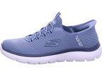 SKECHERS Herren Slipper High Range in blau